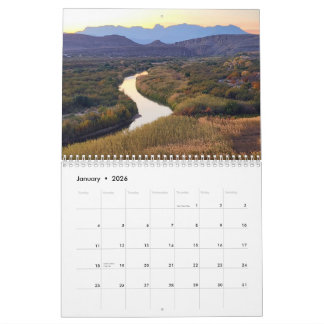 Big Bend 2026 Calendar Kalender