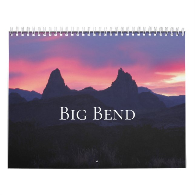 Big Bend Kalender (Omslag)
