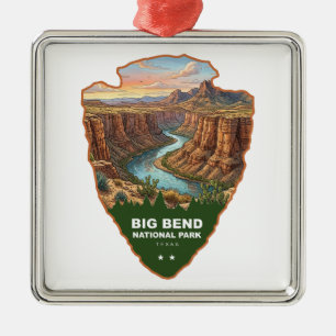 Big Bend National Park Arrowhead Julgransprydnad Metall