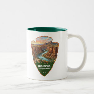 Big Bend National Park Arrowhead Två-Tonad Mugg