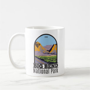 Big Bend National Park Chisos Mountains Vintage Kaffemugg