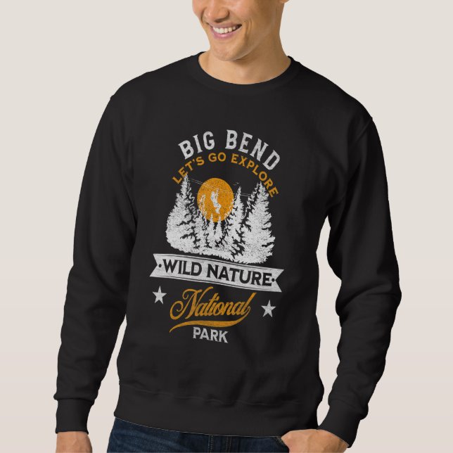 Big Bend National Park Lång Ärmad Tröja (Framsida)