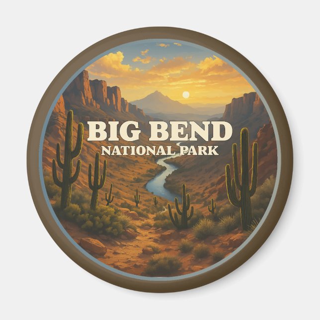 Big Bend National Park Magnet (Framsidan)
