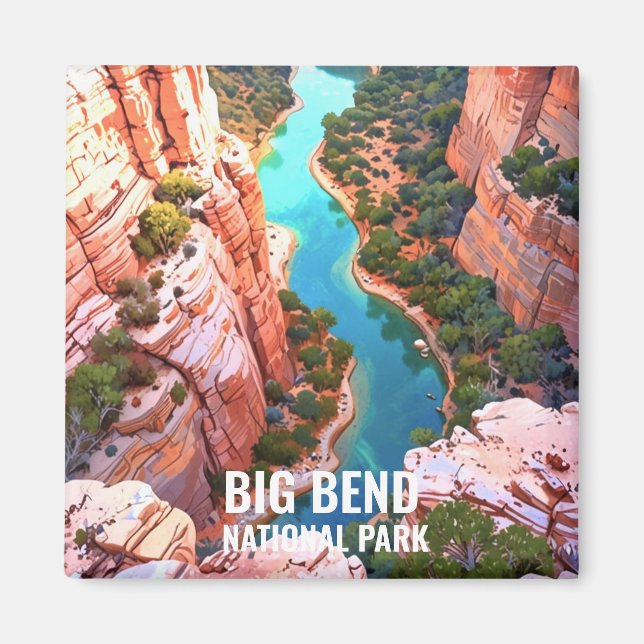 Big Bend National Park Magnet (Framsidan)