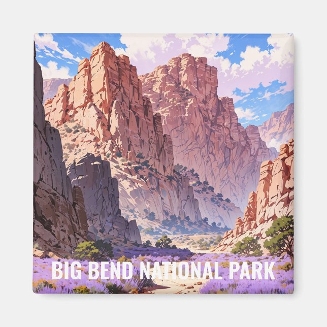 Big Bend National Park Magnet (Framsidan)