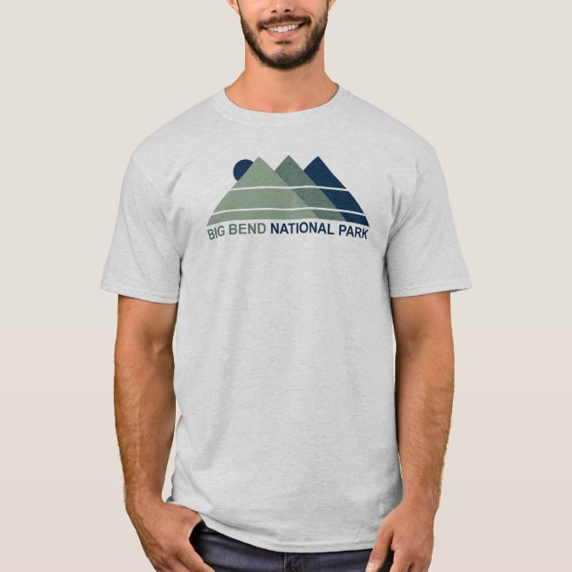 Big Bend National Park Mountain Sol T Shirt (Framsida)