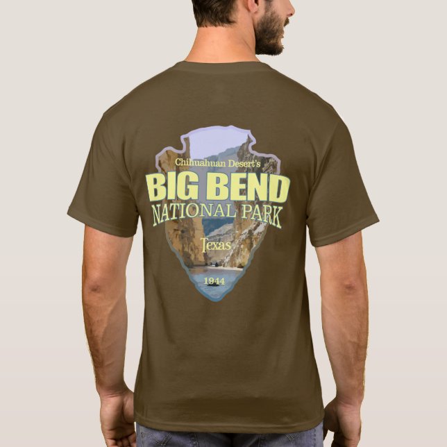 Big Bend National Park (pilspets) T Shirt (Baksida)