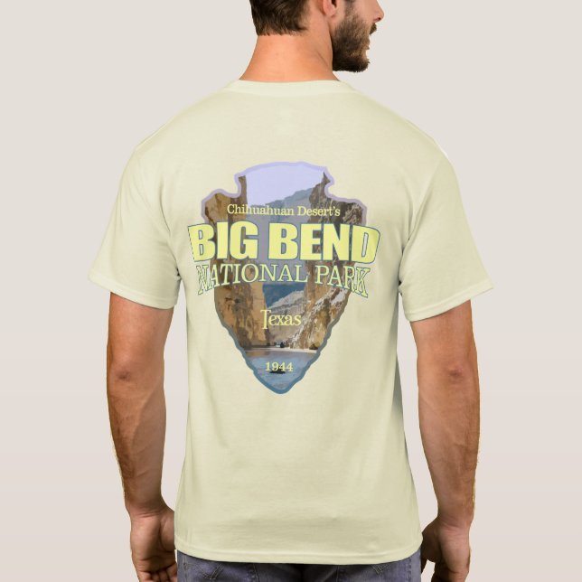 Big Bend National Park (pilspets) T Shirt (Baksida)
