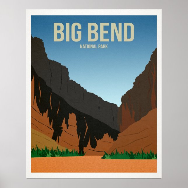 Big Bend National Park Poster (Framsidan)