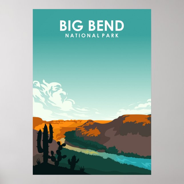 Big Bend National Park Poster (Framsidan)
