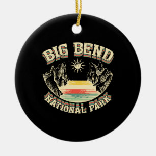 Big Bend National Park Retro Julgransprydnad Keramik