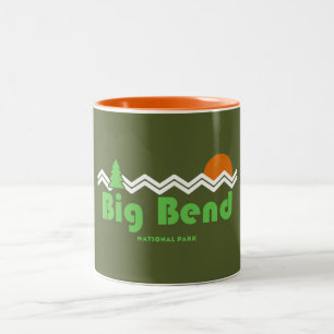 Big Bend National Park Retro Två-Tonad Mugg