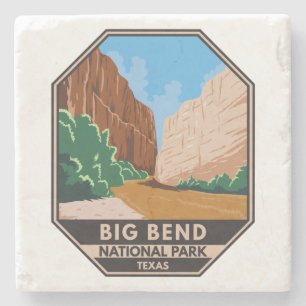 Big Bend National Park Rio Grande Vintage Stenunderlägg