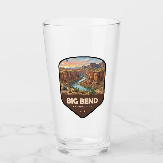 Big Bend National Park-sköld Glaskopp (Framsida)