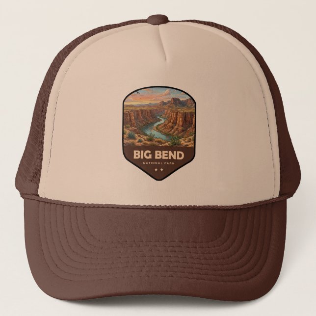 Big Bend National Park-sköld Keps (Framsida)