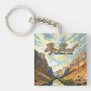 Big Bend National Park Texas Desert Retro