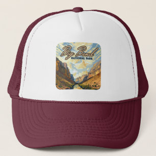 Big Bend National Park Texas Desert Retro Keps