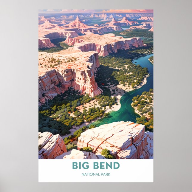 Big Bend National Park, Texas Poster (Framsidan)