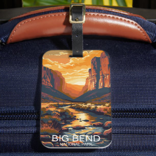 Big Bend National Park Texas Retro Travel Bagagebricka