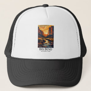 Big Bend National Park Texas Retro Travel Keps