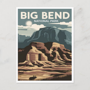 Big Bend National Park Texas Vykort