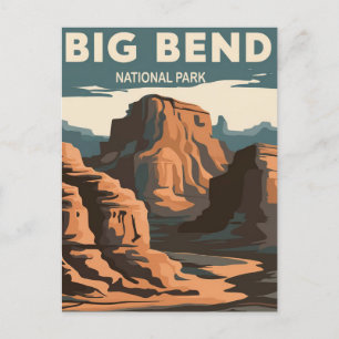 Big Bend National Park Texas Vykort