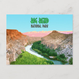 Big Bend National Park Texas Vykort