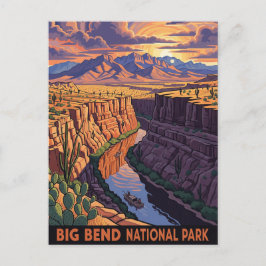 Big Bend National Park Travel Vykort