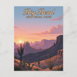 Big Bend National Park Travel Vykort