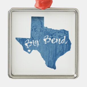 Big Bend National Park Wood Grain Julgransprydnad Metall
