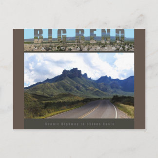 BIG BEND NAT'L PARK-Texas-Basin- Vykort