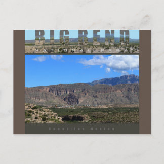 BIG BEND NAT'L PARK-Texas-Bouqllias- Vykort