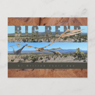 BIG BEND NAT'L PARK-Texas-Fossil Discovery Exhibit Vykort