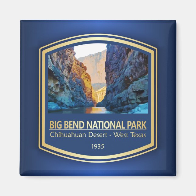 Big Bend NP (PF1) Magnet (Framsidan)