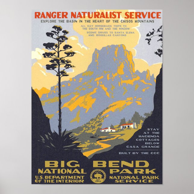 Big Bend Poster (Framsidan)