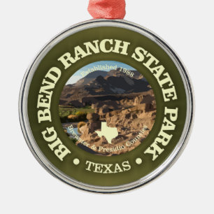 Big Bend Ranch SP Julgransprydnad Metall