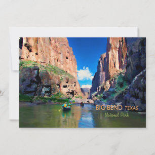 Big Bend Texas nationalpark Mariscal Canyon Inbjudningar