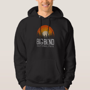 Big Bend US National Park Texas Retro Vintage 70s Hoodie
