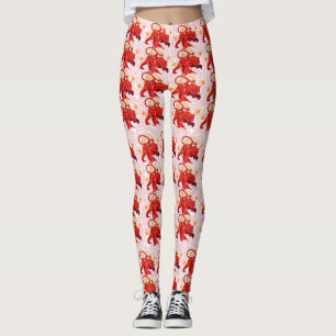 Big Bengali Cat Models Tigers Leggings