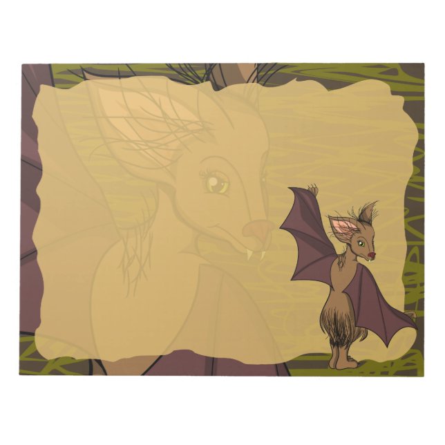 BIG Betty Fladdermus Anteckningsblock (Framsida)