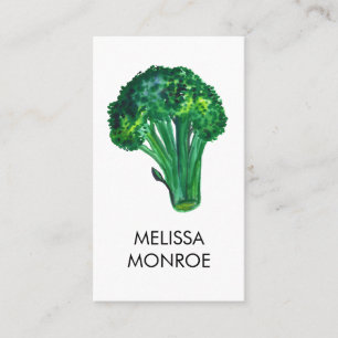 Big Bevackra Broccoli Food Diet Nutritionist Visitkort