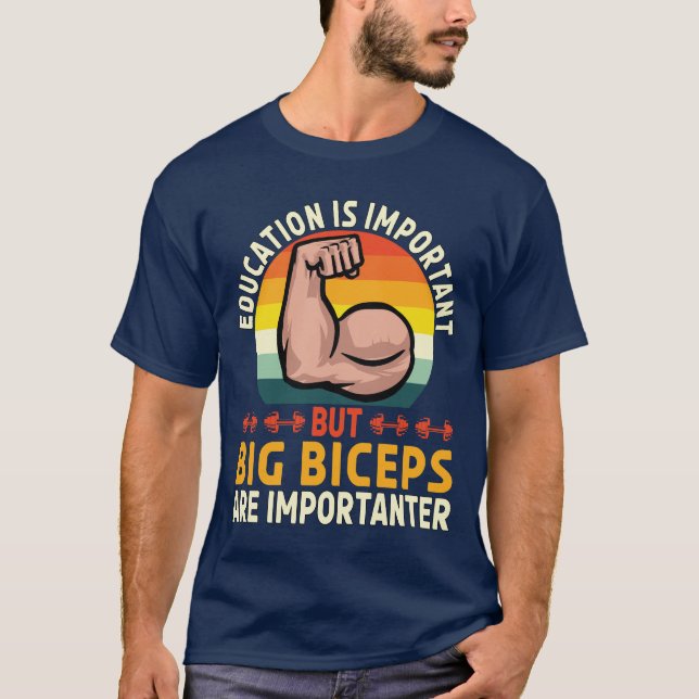 Big Biceps är viktiga för att vara en leksaksverka T Shirt (Framsida)