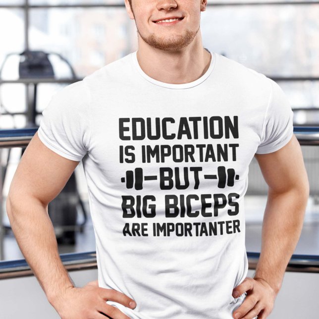 Big Biceps Importanter T Shirt (Skapare uppladdad)