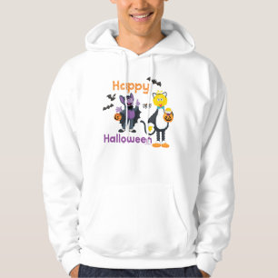 Big Bird and Count   Happy halloween Hoodie