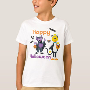 Big Bird and Count Happy halloween T Shirt