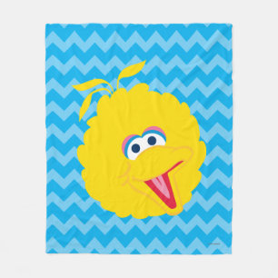 Big Bird Ansikte Fleecefilt