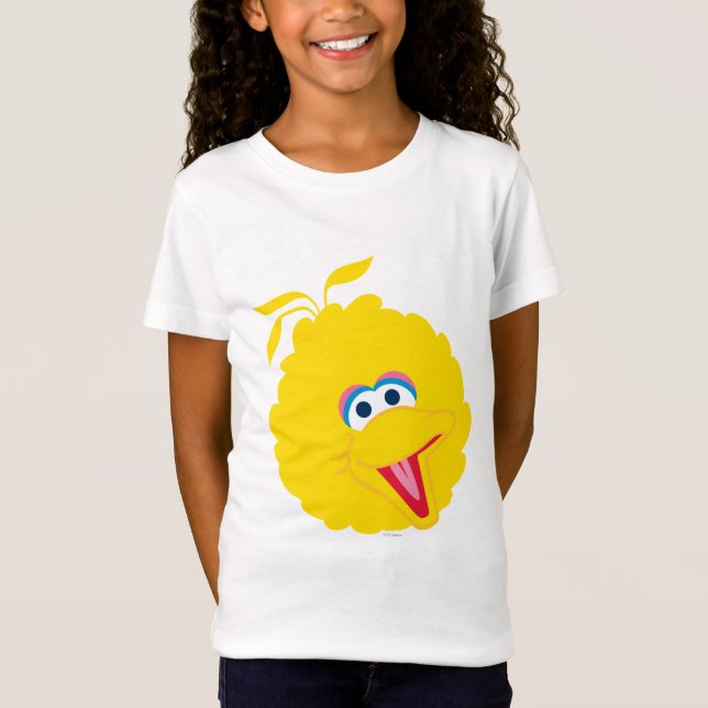 Big Bird Ansikte T Shirt (Framsida)