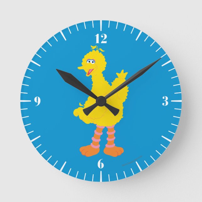 Big Bird Graphic Rund Klocka (Framsida)