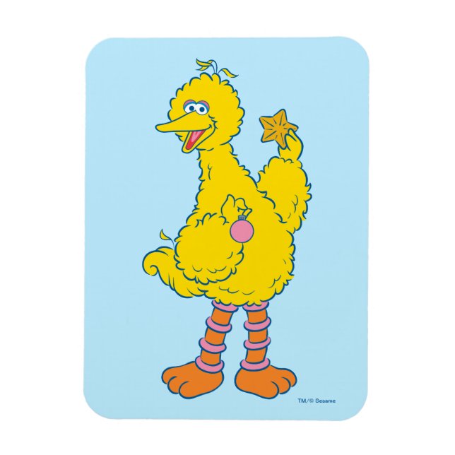 Big Bird Holding jul Ornaments Magnet (Vertikal)