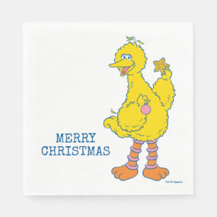 Big Bird Holding jul Ornaments Pappersservett